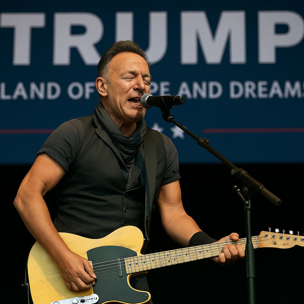 BRUCE SPRINGSTEEN MINI ALBUM CONTRE TRUMP